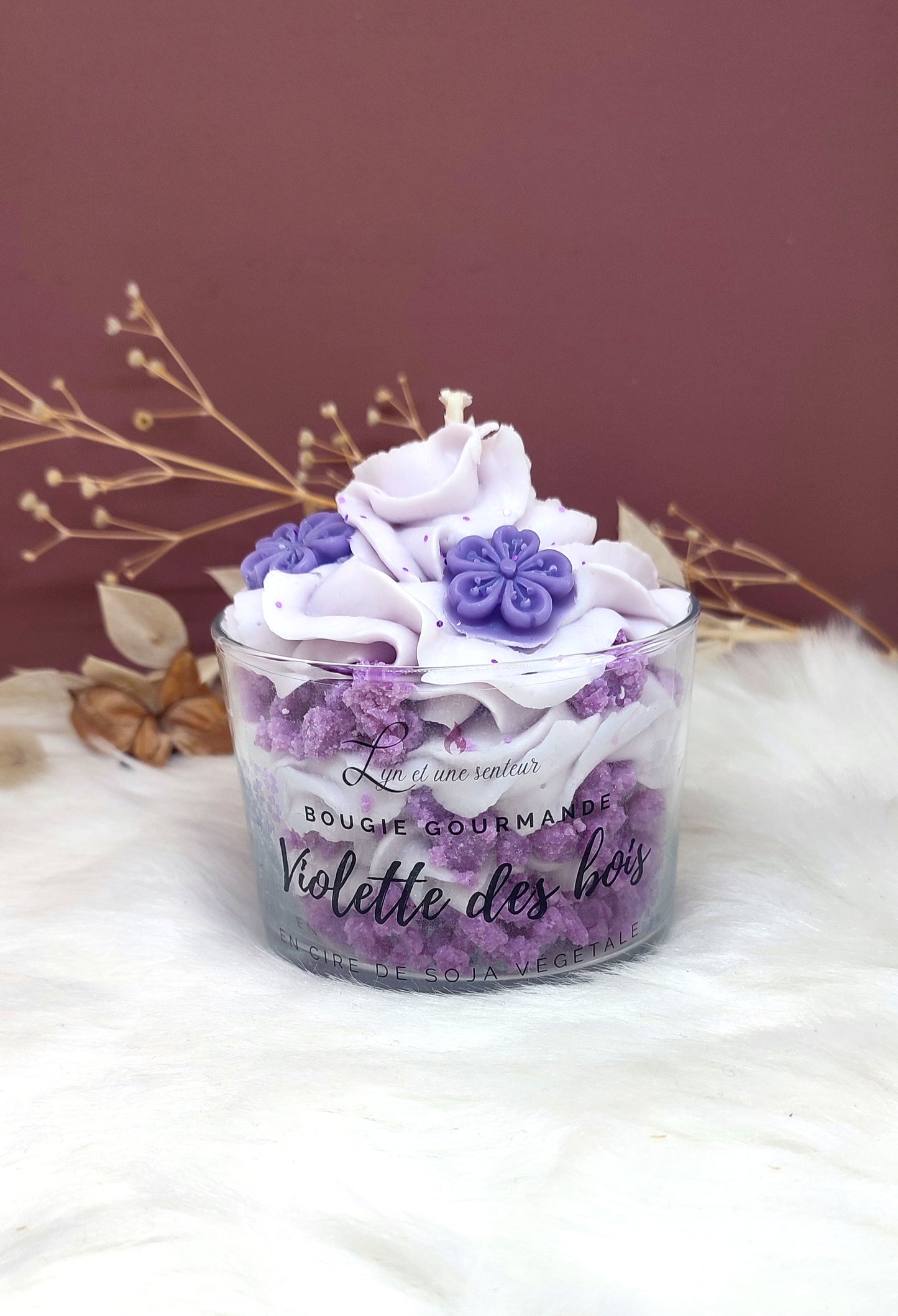 Bougie gourmande VIOLETTE DES BOIS