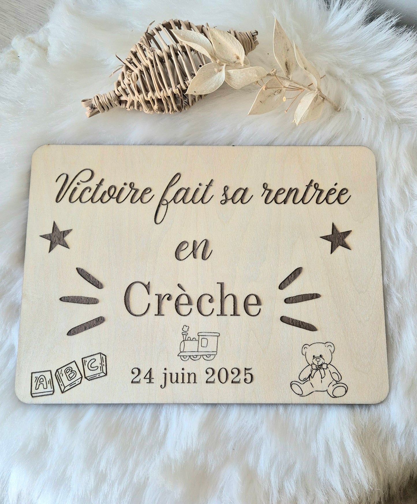 Pancarte rentrée scolaire