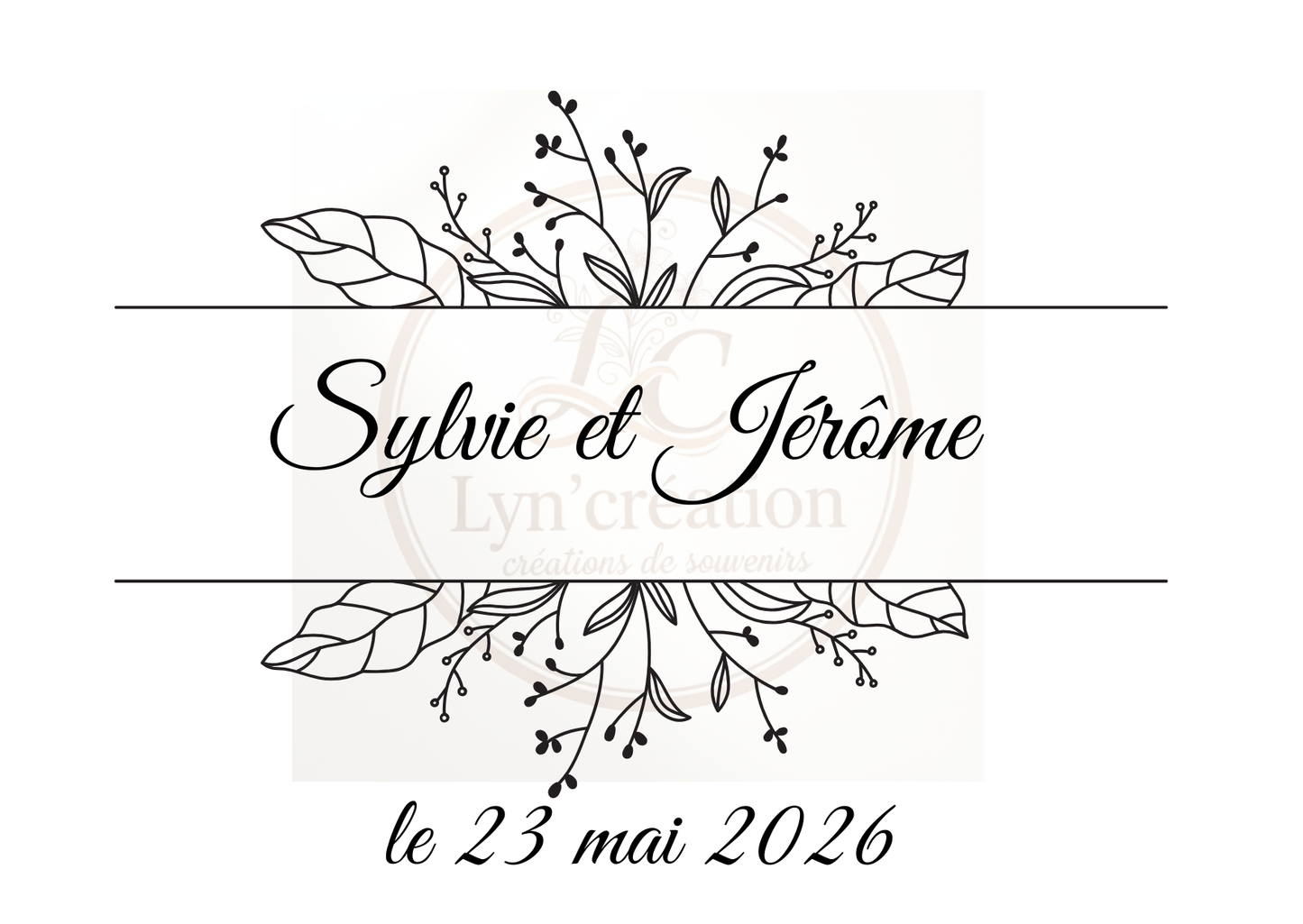 Livre d'or en bois personnalisable