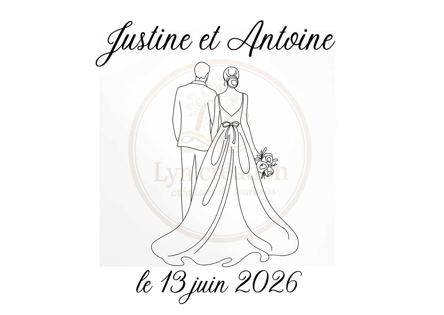 Livre d'or en bois personnalisable